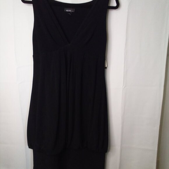 Alyx Dress Women 6 Sleeveless Soft Stretch Black - Picture 2 of 16